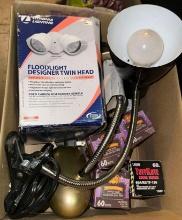 Floodlight, Desk Lamps and Bulbs
