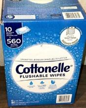 New Case of Cottonelle Flushable Wipes
