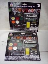 Qty 2-  Halloween Deluxe Family Makeup Kits