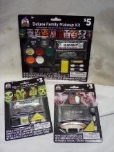 Qty 3 Halloween Makeup Kits.