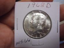 1968 P Mint 40% Silver Kennedy Half Dollar