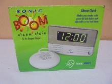 Sonic Boom Alarm Clock For the Deepest Sleepers
