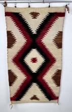 Navajo Indian Blanket Rug Ganado Eye Dazzler