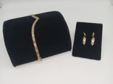 Vintage .925 Italy Bracelet and Earrings