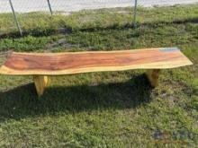 Teak Wood 8ft Bench