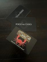 $125 Total Value - Fancy Dinner on Me- Fogo De Chao & The Juicy Crab