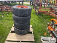 4X skid loader tires and wheels 10-16.5