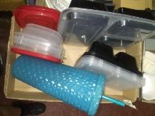 BL-Plastic Storage Containers and Cup