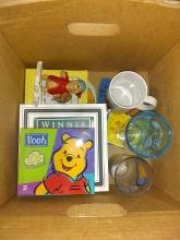 BL-Winnie the Pooh Glass, Cup, Mug, Storage Box, Glass Tile,