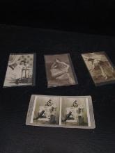 Ephemera-Victorian Burlesque Postcards
