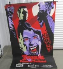 Large Dracula Prince Of Darkness Hand Painted On Canvas Movie Poster