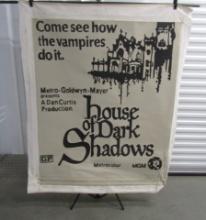 Hand Painted On Canvas Movie Poster " House Of Dark Shadow "