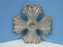 1996 Annual Reed & Barton Sterling Silver Christmas Cross Ornament-Wgt 21.77G+/-,Ret. $199.95