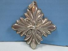 1988 Annual Reed & Barton Sterling Silver Christmas Cross Ornament-Wgt. 12.92G+/-, Ret. $69.95