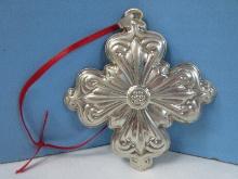 2006 Annual Reed & Barton Sterling Silver Christmas Cross Ornament-Wgt. 24.44G+/-, Ret. $140