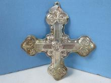 2007 Annual Reed & Barton Sterling Silver Christmas Cross Ornament-Wgt. 14.35G+/-,Ret.$159.95