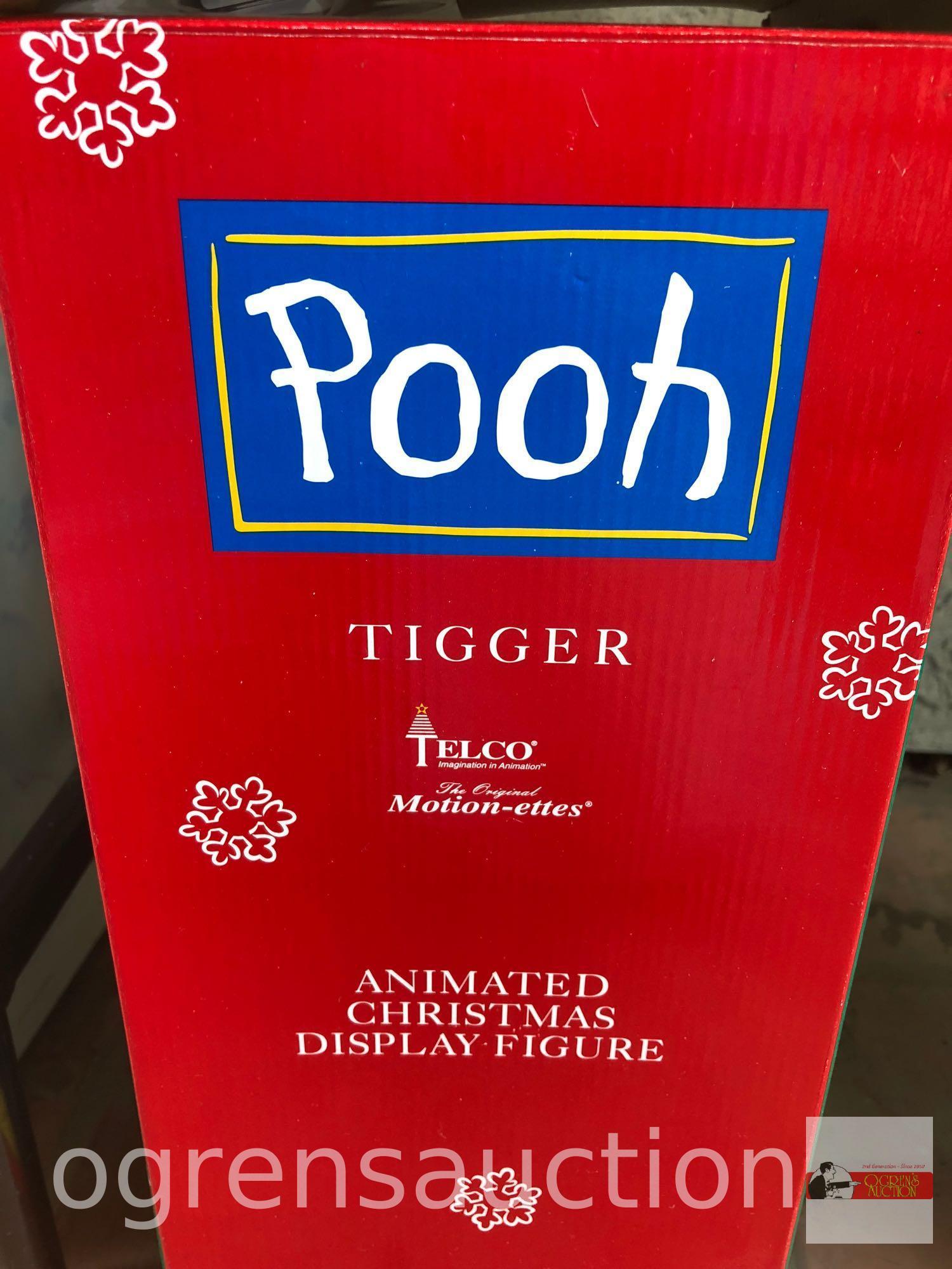 Christmas animated display figure - Pooh "Tigger", new in box, 16"h
