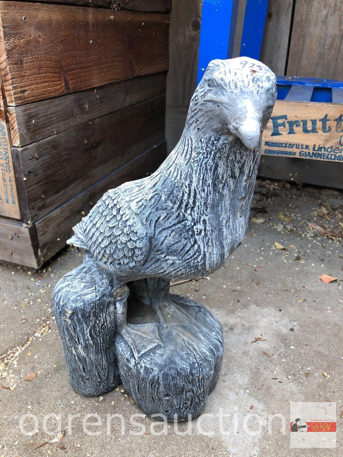 Yard & Garden - Cement Statue, bird 17"h