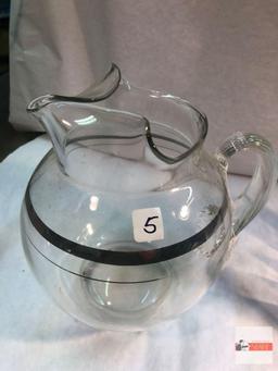 Glassware - 2 - Pitcher and ice bucket