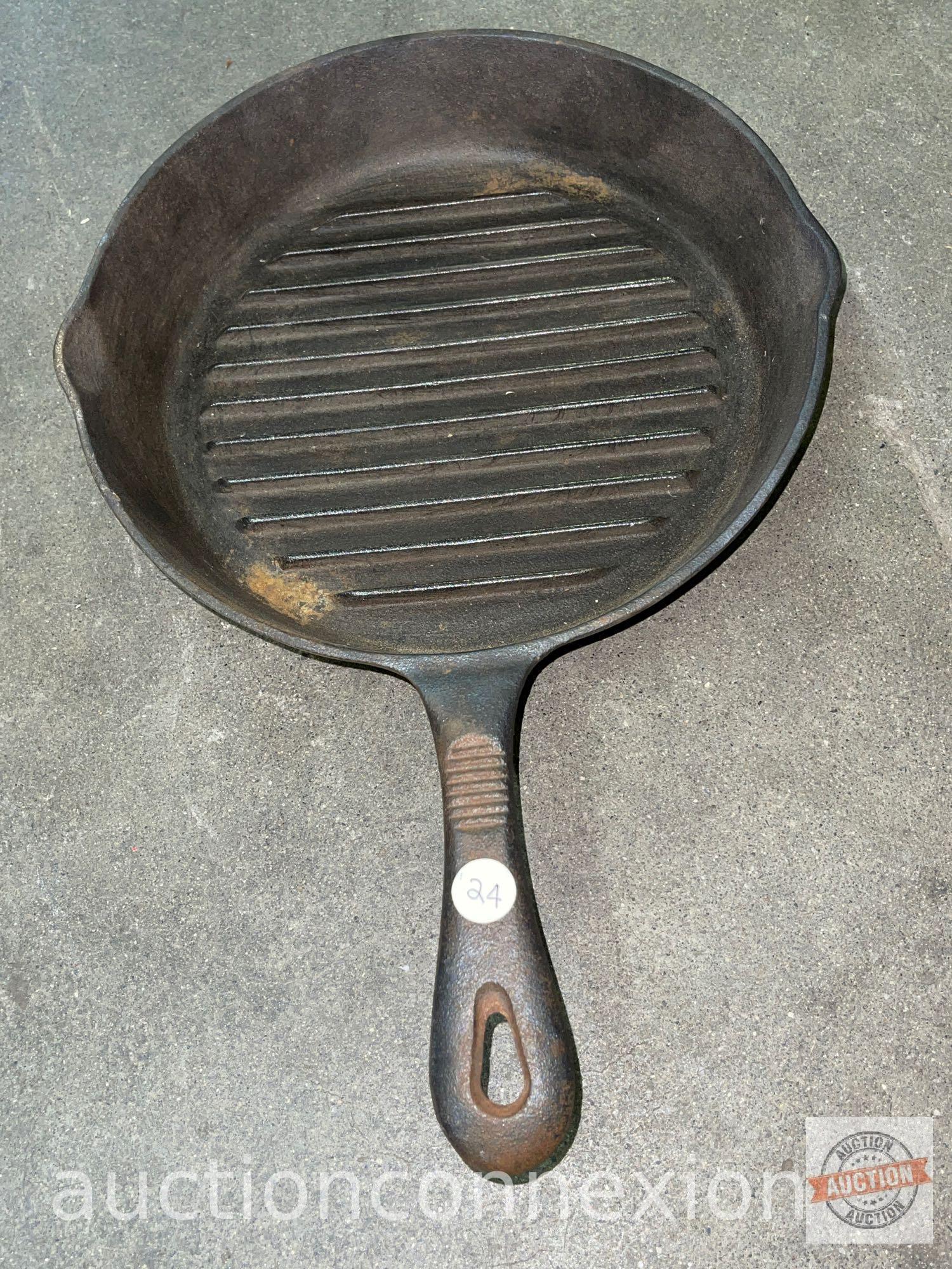 Cast iron grilling skillet, Mse 8"