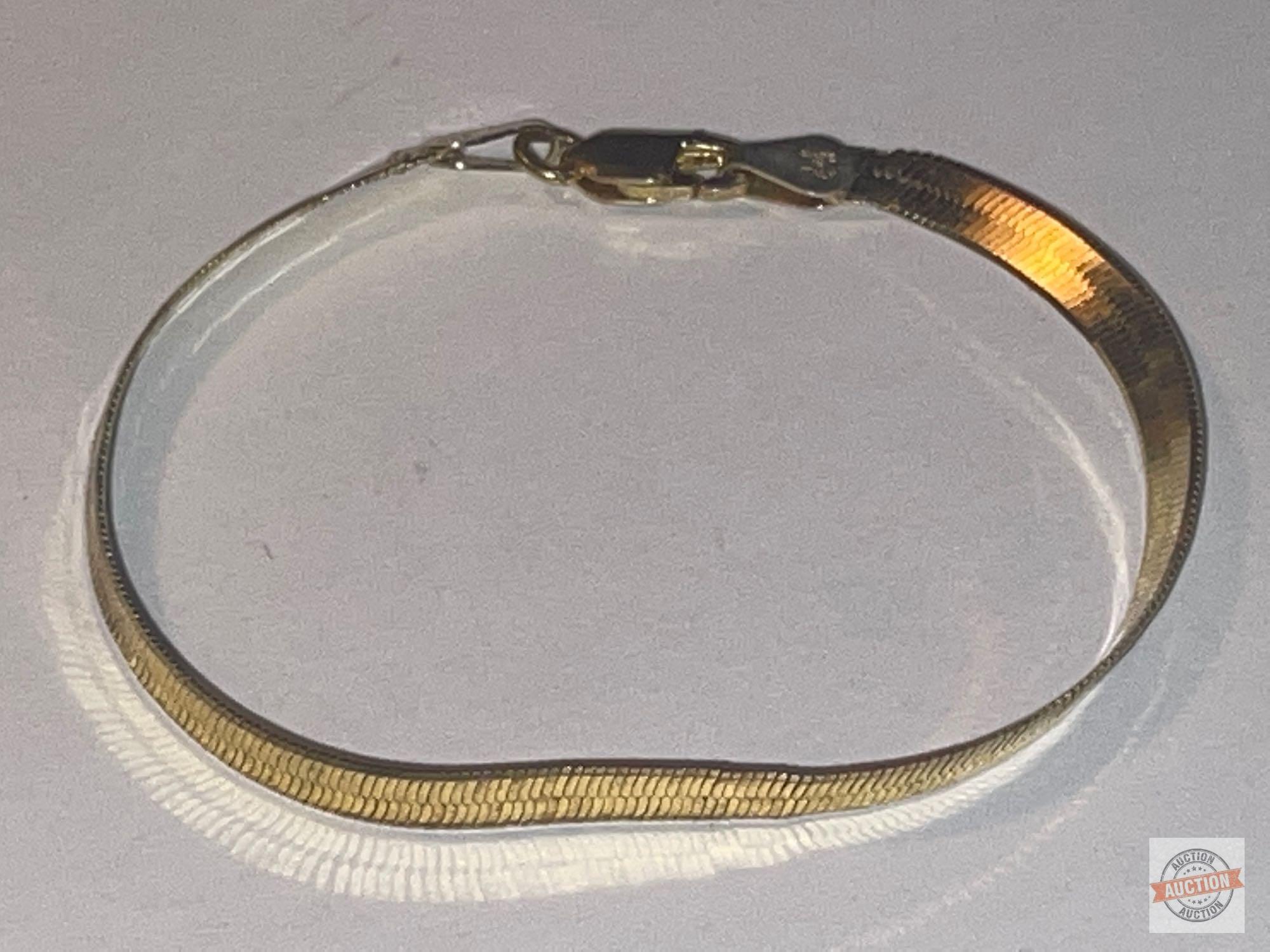 Jewelry - Bracelet, silver gold plated
