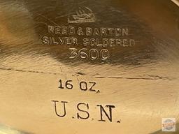 Pitcher - Reed & Barton silver solder #3600 16oz USN, 6"