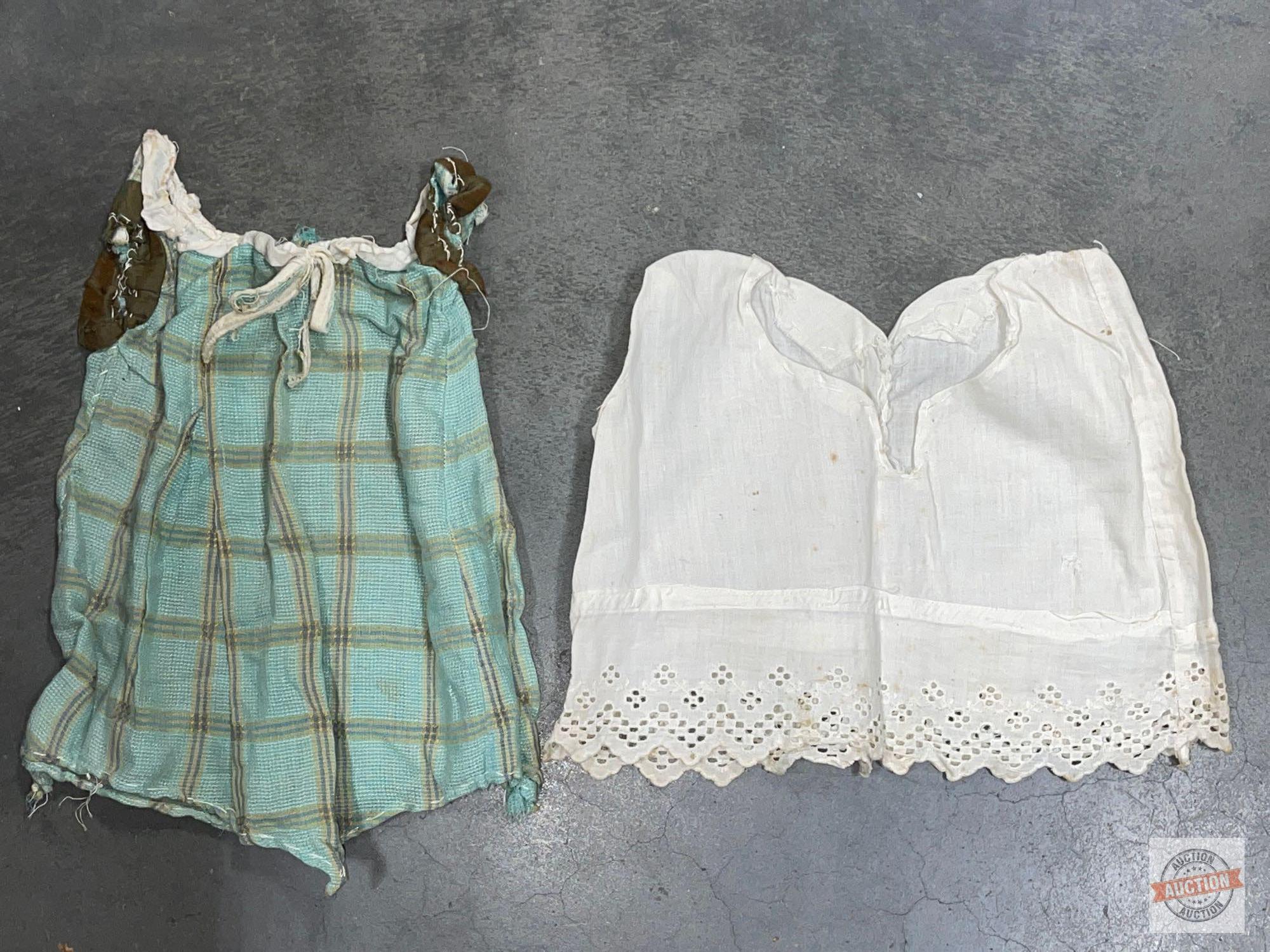 Vintage Doll clothes, hand sewn and machine sewn