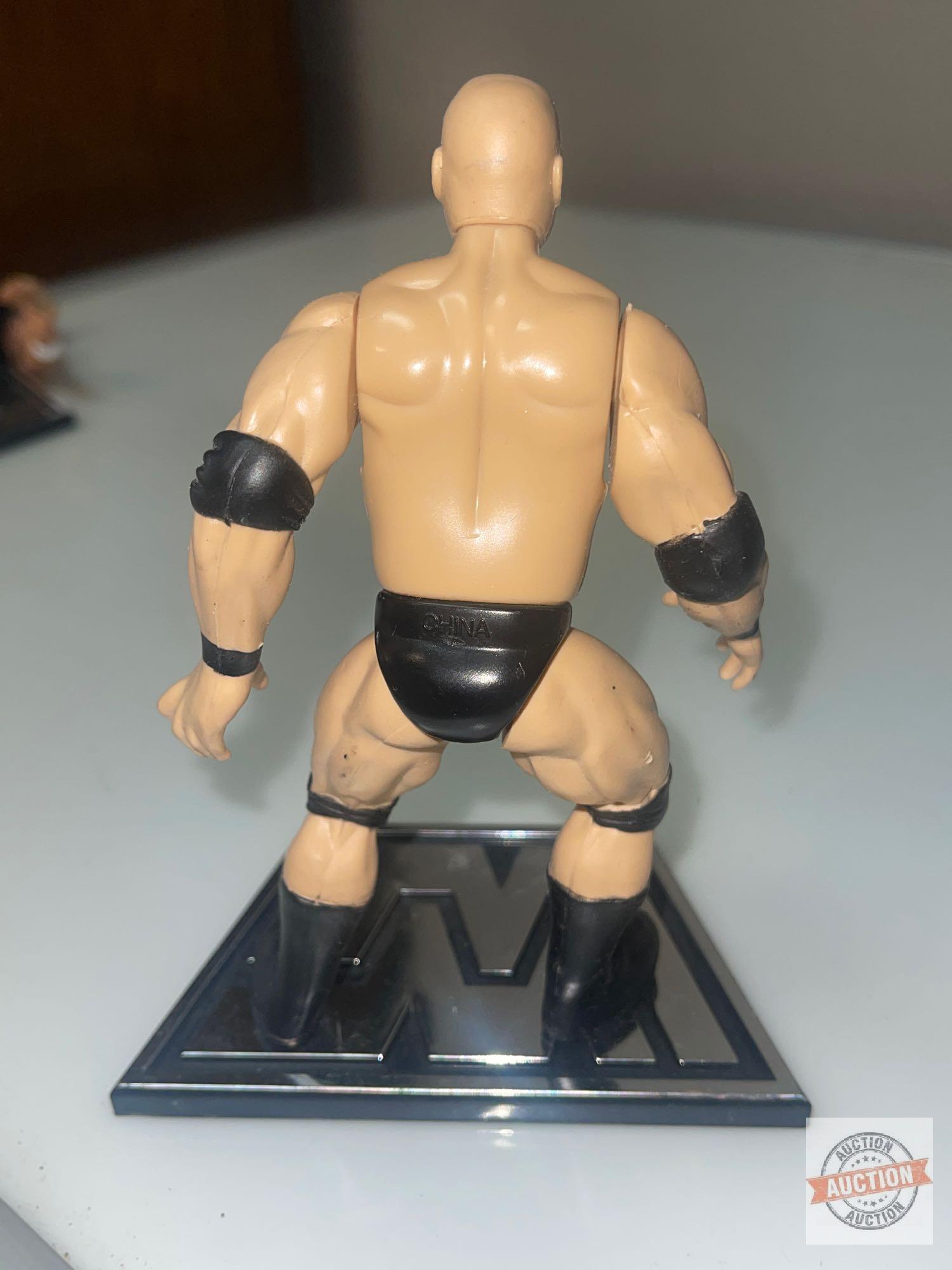Toys - WWF Wrestling auction figures, 1996, 6" with stands, 4x's the money