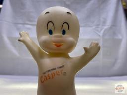 Toy - Casper the Friendly Ghost, rubber toy, 7"h, 1972 Harvey Famous Cartoons