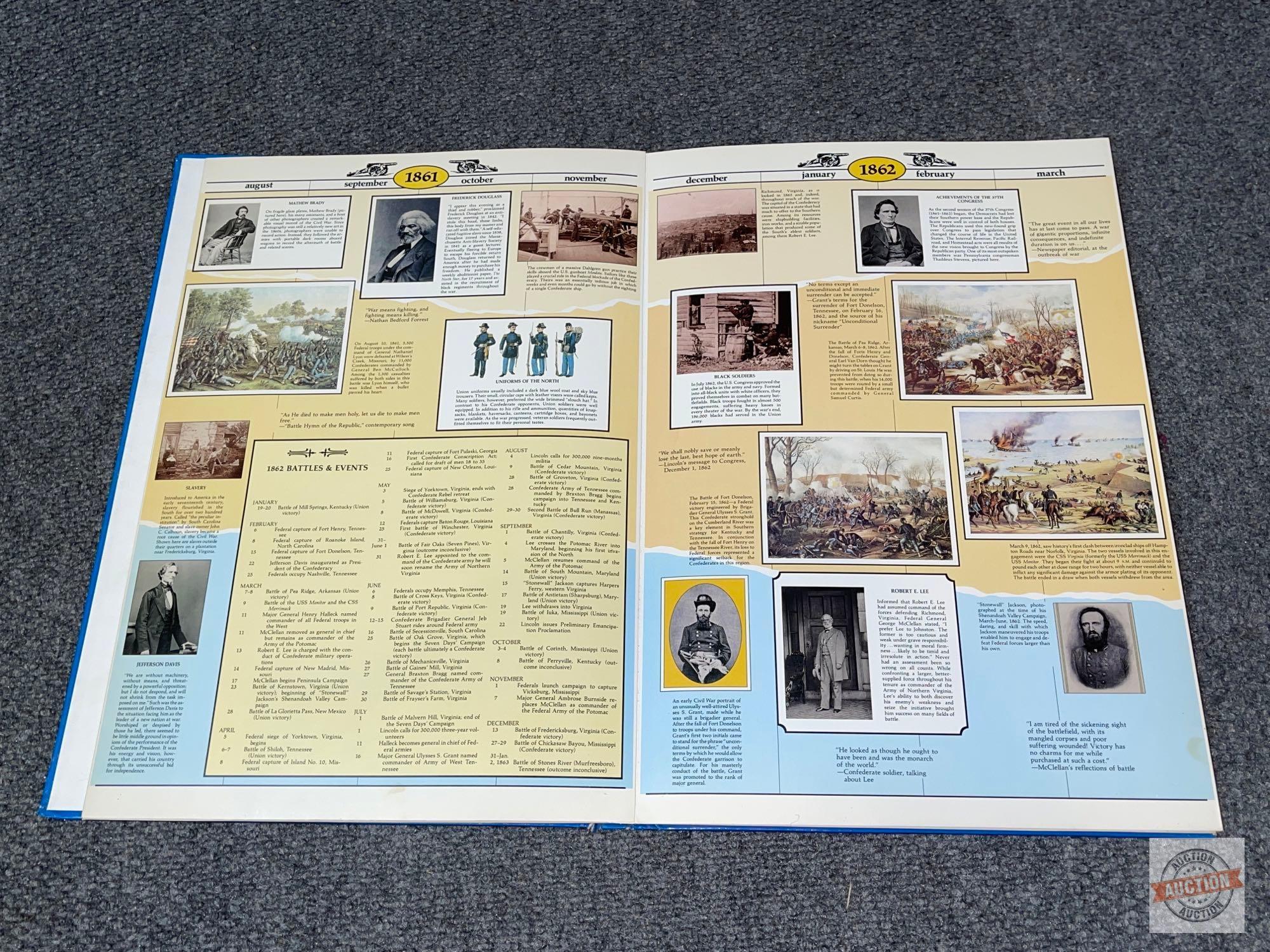 The Civil War Wall Chart, 1990, Louis Weber Publications