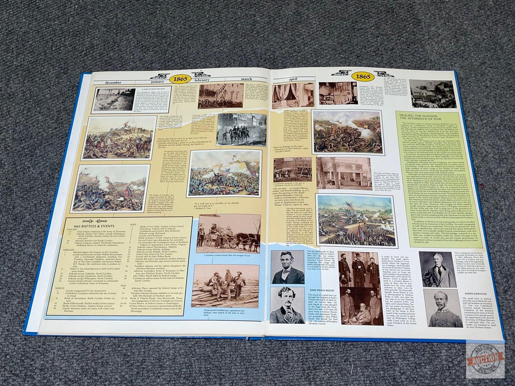 The Civil War Wall Chart, 1990, Louis Weber Publications