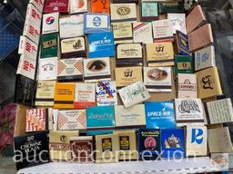 Matchbooks - assorted vintage advertising hotels etc. matchbooks