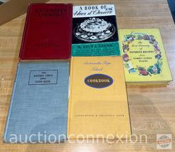 Books - Vintage Cookbooks - 10 from the 1930's-1940's