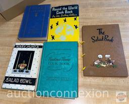 Books - Vintage Cookbooks - 10 from the 1930's-1940's