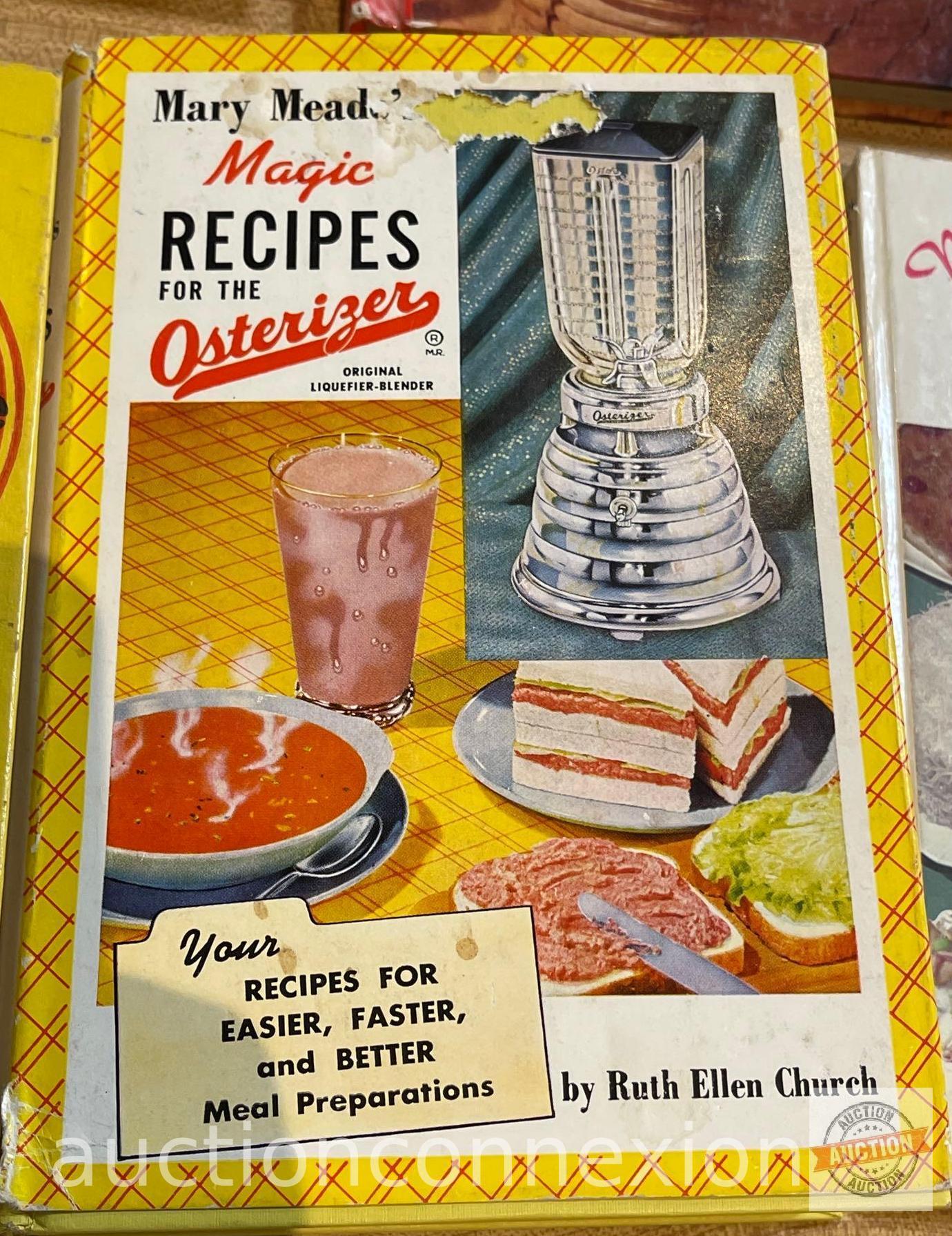 Books - Vintage Cookbooks - 9 from the 1950's-1960's