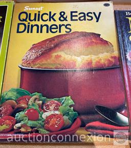 Books - Vintage Cookbooks - 9 from the 1970's-1980's