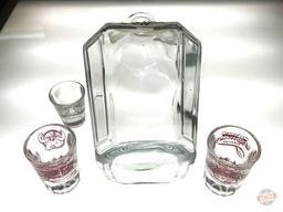 Gaymer's Olde English Cyder Bottle and 3 shot glasses