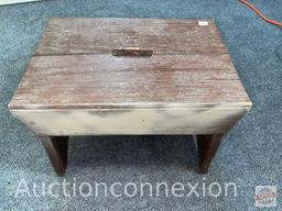Wooden step bench