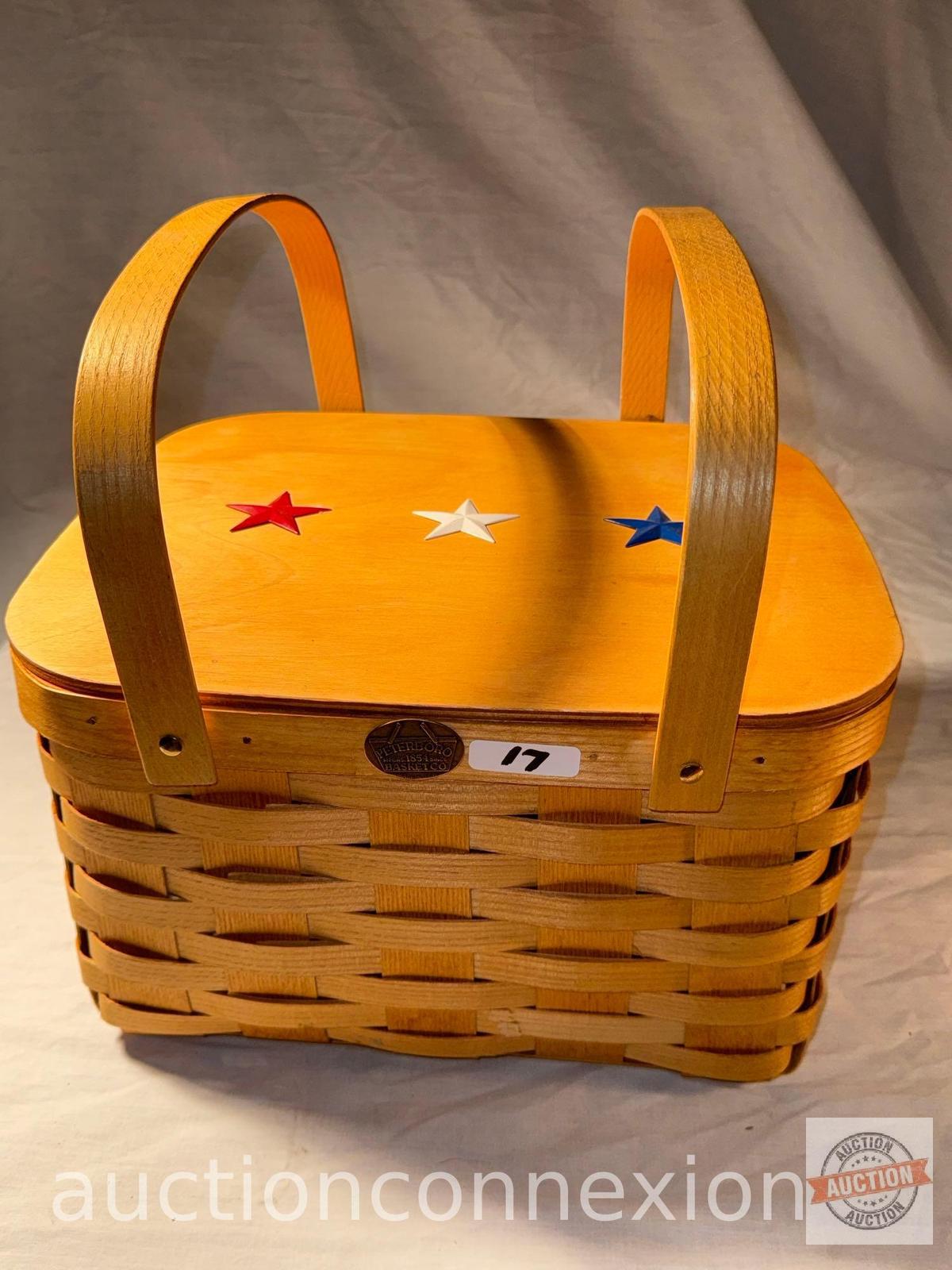 Peterboro Woven basket, double handled