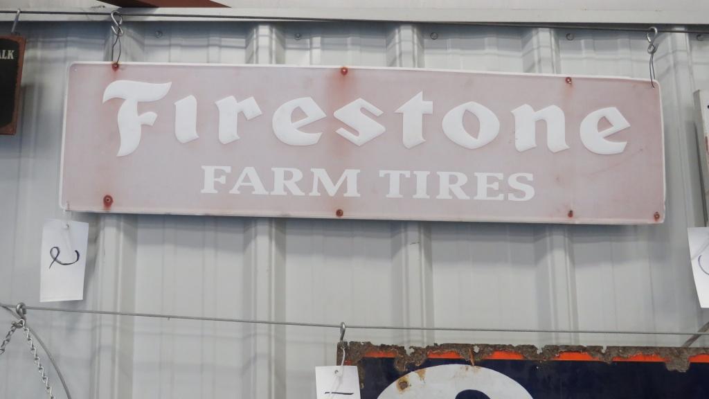 FIRESTONE FARM TIRES SIGN  48" X 12"