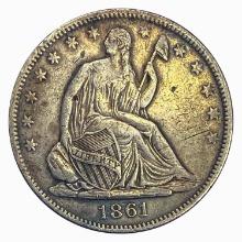 1861-O Seated Liberty Half Dollar CSA OBV