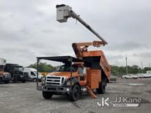 (Plymouth Meeting, PA) Altec LR760E70, Over-Center Elevator Bucket Truck mounted behind cab on 2013