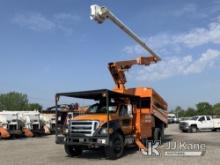 (Plymouth Meeting, PA) Altec LRV60E70, Over-Center Elevator Bucket Truck mounted behind cab on 2011