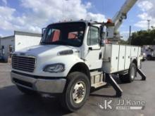 TEREX TC-55, Material Handling Bucket Truck rear mounted on 2019 Freightliner M2 4x4 Utility Truck R