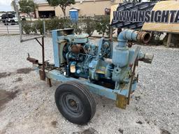 4 Cylinder Diesel Powered 4 Inch Pump Towable