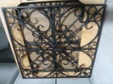 30" by 30" wrought iron Wall Decor / BRAND NEW wrought iron Wall Decor NEW IN BOX