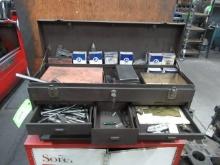 KENNEDY TOOLBOX W/ ASSORTED PRECISION MEASURING TOOLS