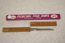 Japanese Floating Fish Knife & Wood Sheath