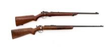 Lot of (2) Winchester Bolt Action .22 Cal. Rifles