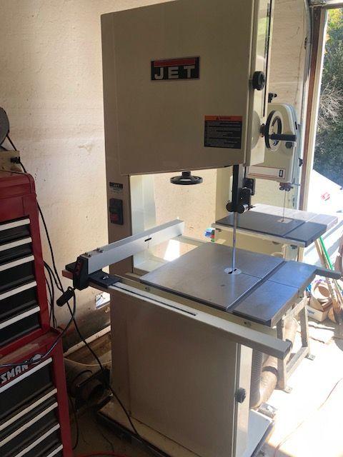 Jet 18" woodworking band saw